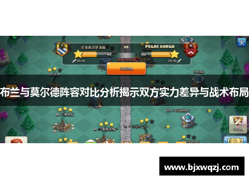 布兰与莫尔德阵容对比分析揭示双方实力差异与战术布局